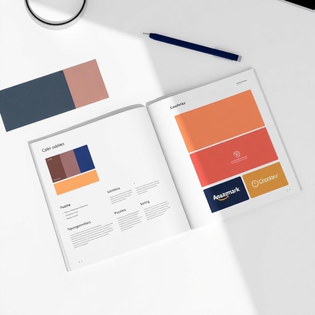 Brand guidelines book — Corporate rebrand